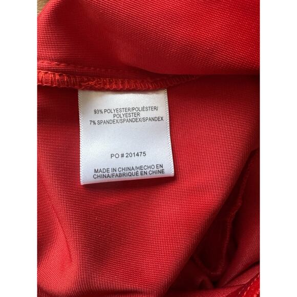 NWT ModCloth Loving The Luxe Life Red Velour Wide Leg Pants Size Small - Picture 9 of 9